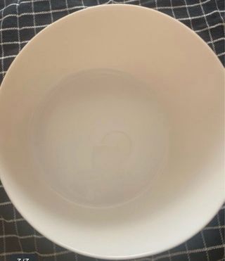 Vajilla de porcelana blanca