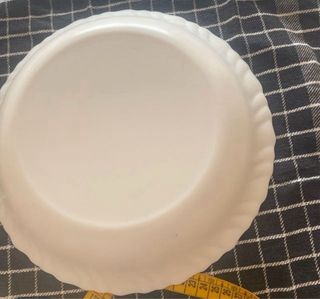 Vajilla de porcelana blanca