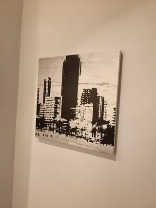 3 Quadri Moderni 50x50 N/B