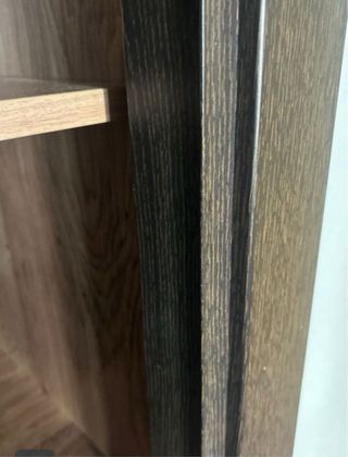 Armario empotrado madera y cristal