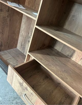 Armario empotrado madera y cristal