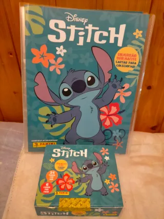 Álbum y caja Stitch Panini precintada
