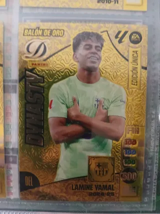 Cromo Lamine Yamal Balón de Oro Dynasty