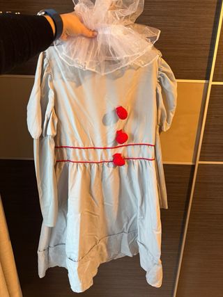 Disfraz Payasa Asesina Talla 10-12 Años