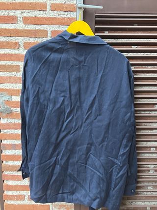 Chaqueta hilo Melton azul