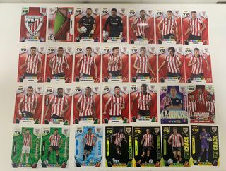 Lote cromos plantilla Athletic Club Adrenalyn 26
