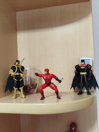 Muñecos Superhéroes Batman, Hulk, Spiderman