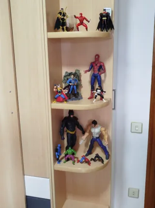 Muñecos Superhéroes Batman, Hulk, Spiderman