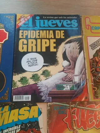 Lote 5 Cómics: Hernán Cortés, El Jueves, Capitán C