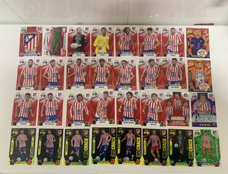 Lote cromos Atleti Adrenalyn XL Plantilla Completa