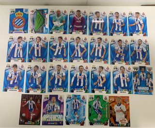 Lote cromos RCD Espanyol Adrenalyn