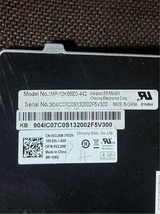 Teclado Dell V131 Preto