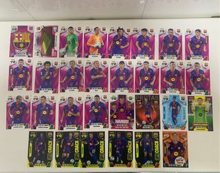 Lote cromos plantilla FC Barcelona Adrenalyn XL