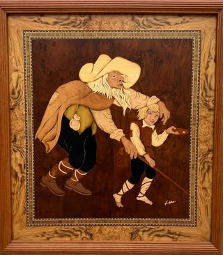 Mueble Antiguo Madera y Metal