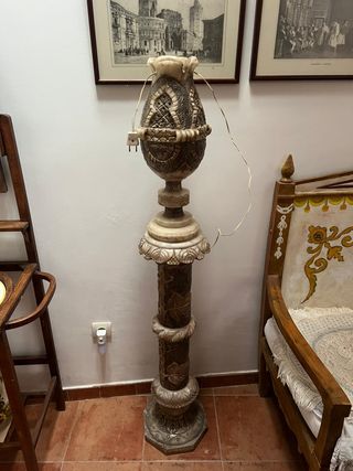 Mueble Antiguo Madera y Metal