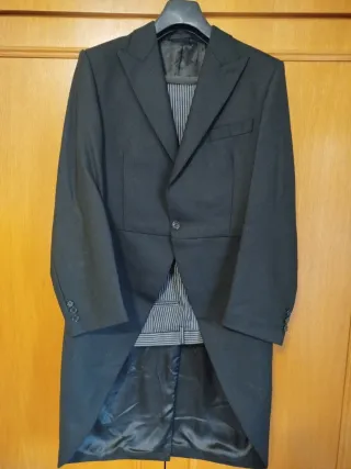 Chaqué Traje Boda Negro Marca La Trajería