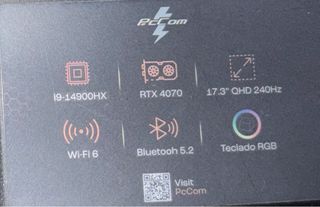 PcCom Legend 17.3” PARA PIEZAS