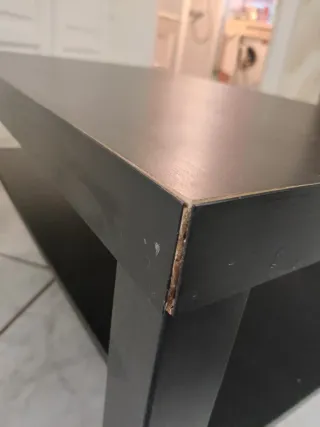 Mesa Comedor Ikea Negra 90x55x45