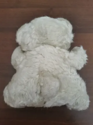 Orsetto crema anni '90 cm 21 morbido