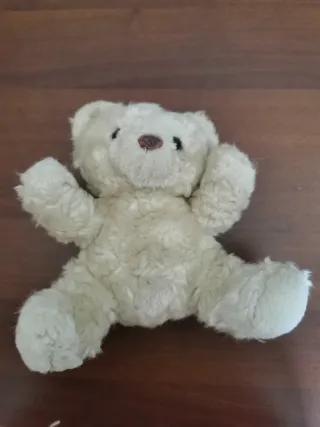 Orsetto crema anni '90 cm 21 morbido