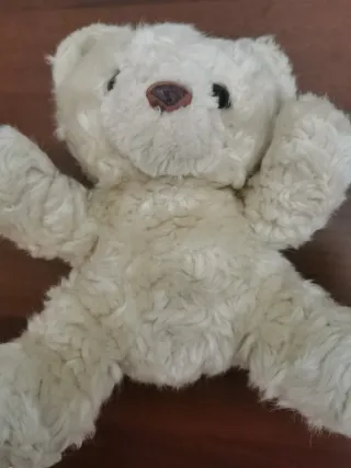 Orsetto crema anni '90 cm 21 morbido