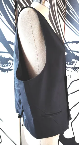 Gilet elegante uomo nero