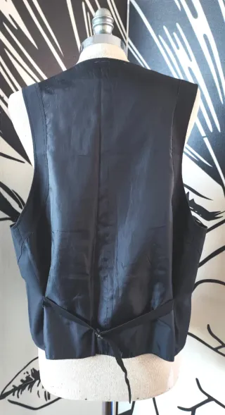Gilet elegante uomo nero