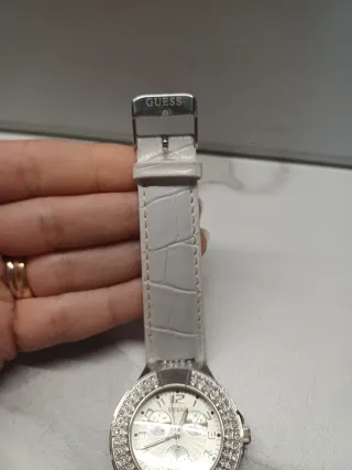 Orologio Guess Donna Argento e Bianco