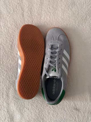 Zapatillas Adidas Gazelle Grises y Verdes