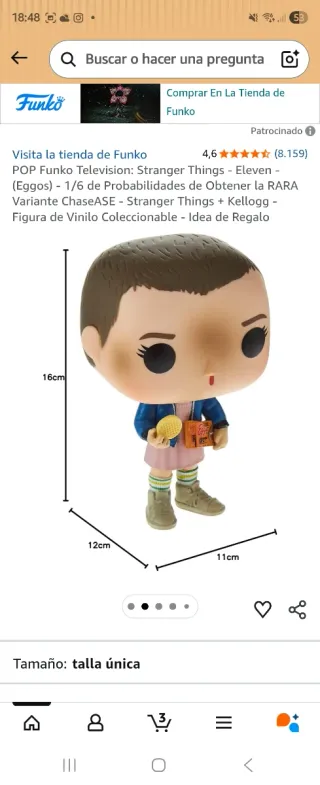 Funko POP! Eleven con Eggos Stranger Things