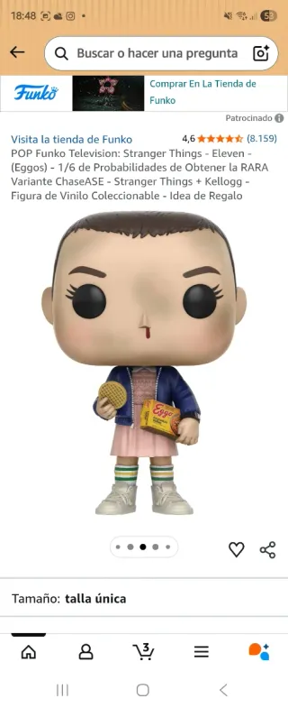 Funko POP! Eleven con Eggos Stranger Things