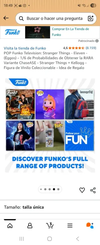 Funko POP! Eleven con Eggos Stranger Things