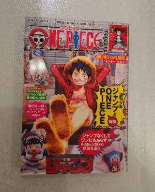 One Piece Magazine Vol. 20 + Carta Promo Luffy