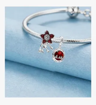 Charm Stranger Things Demogorgon y Bicicletas