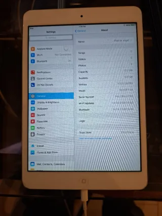 Apple iPad mini Plata/Blanco