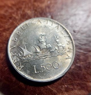 500 Liras 1960 Plata
