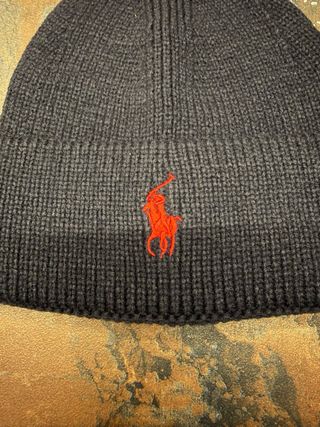 Cappello Polo Ralph Lauren blu con logo rosso
