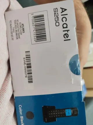 Teléfono Alcatel S250 Negro