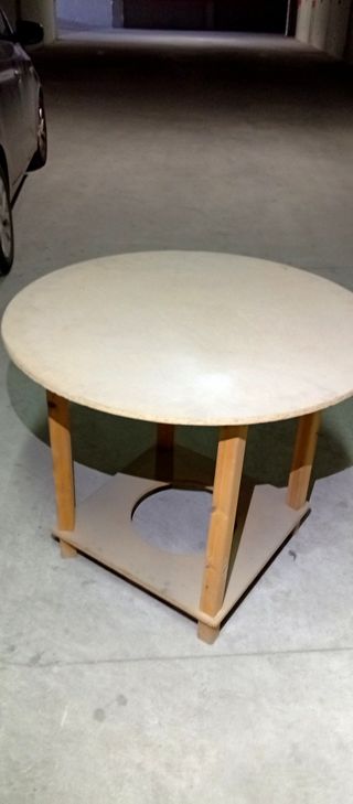 Mesa camilla 90cm con enaguas