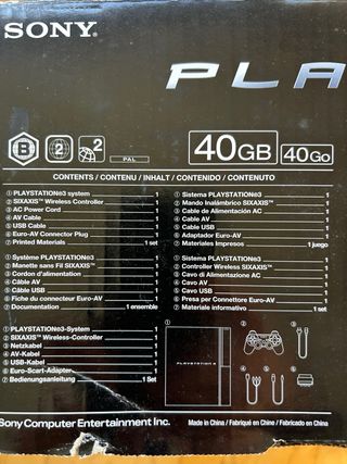 PlayStation 3 40GB Negra