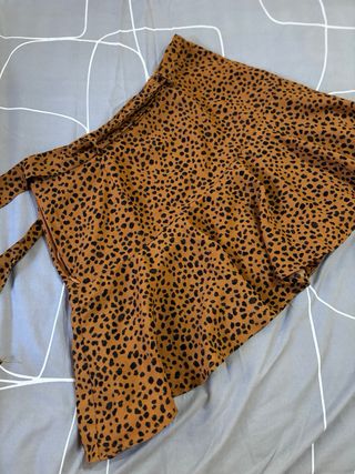 Falda pantalón estampado animal print