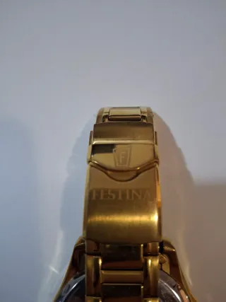 Reloj Festina F20479/4 Automático Zafiro Dorado