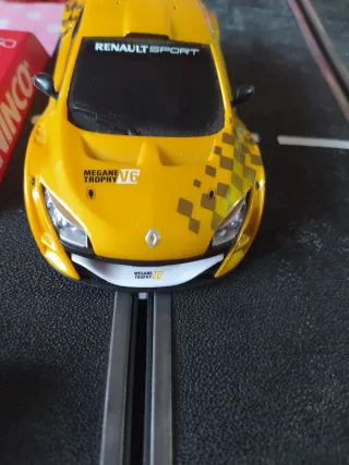 Coche Slot Ninco Amarillo Renault Megane V6
