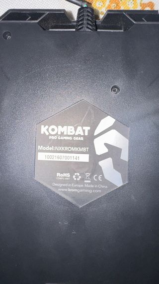 Pack Teclado y Ratón Krom Gaming Kombat