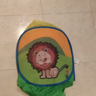 Tienda de campaña infantil con animales