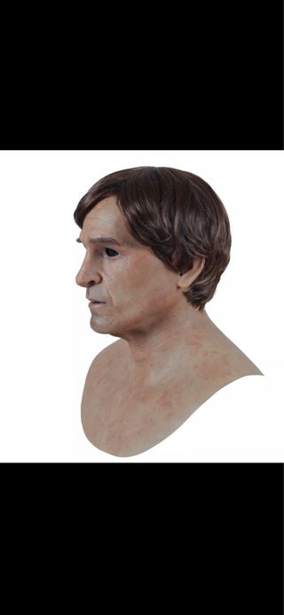Máscara realista de silicona hombre