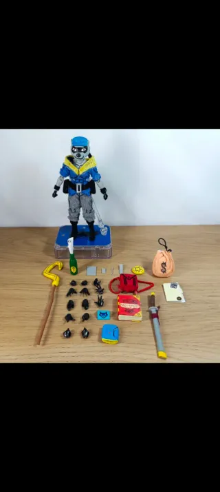 Figura Sly Cooper Articulada 7 Pulgadas