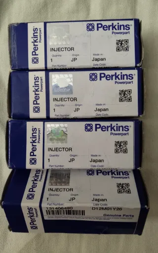 4 Inyectores Perkins Powerpart ( ORIGINALES )