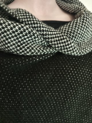 Chaqueta larga punto multiposición