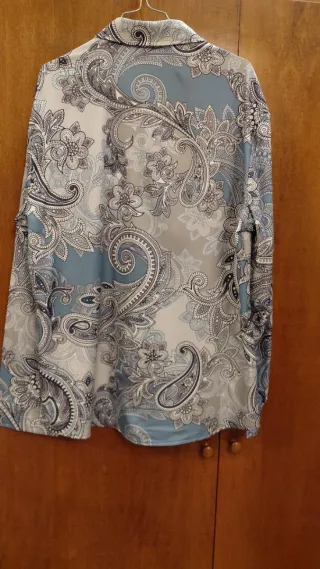 Camicia uomo fantasia paisley XL